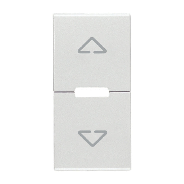 Tecla 1 módulo para persianas smart IoT para EVO y EXÉ EIKON opción acabado Negro Mate - Blanco Mate - Metal Mate de Vimar
