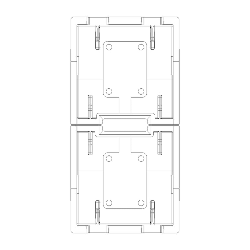 Tecla 1 módulo para persianas smart IoT para EVO y EXÉ EIKON opción acabado Negro Mate - Blanco Mate - Metal Mate de Vimar