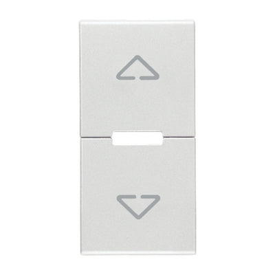 Tecla 1 módulo para persianas smart IoT para EVO y EXÉ EIKON opción acabado Negro Mate - Blanco Mate - Metal Mate de Vimar