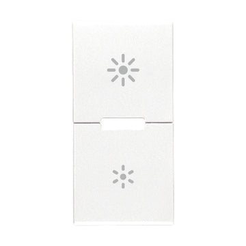 Tecla 1 módulo para dimmer smart IoT para EVO y EXÉ EIKON opción acabado Negro Mate - Blanco Mate - Metal Mate de Vimar