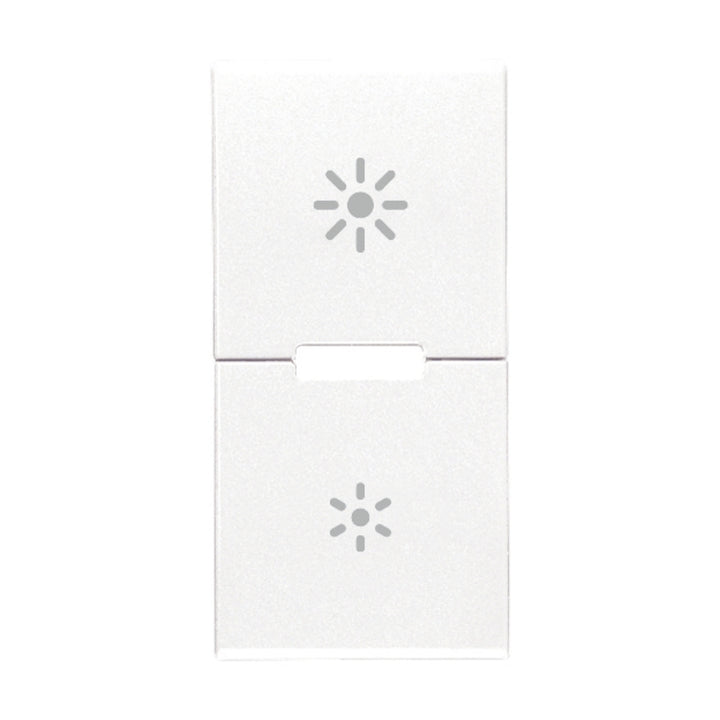 Tecla 1 módulo para dimmer smart IoT para EVO y EXÉ EIKON opción acabado Negro Mate - Blanco Mate - Metal Mate de Vimar