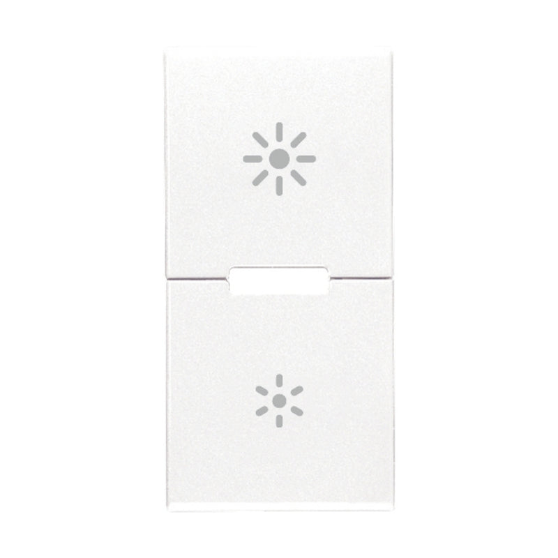 Tecla 1 módulo para dimmer smart IoT para EVO y EXÉ EIKON opción acabado Negro Mate - Blanco Mate - Metal Mate de Vimar