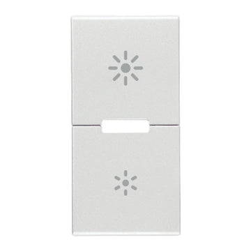 Tecla 1 módulo para dimmer smart IoT para EVO y EXÉ EIKON opción acabado Negro Mate - Blanco Mate - Metal Mate de Vimar