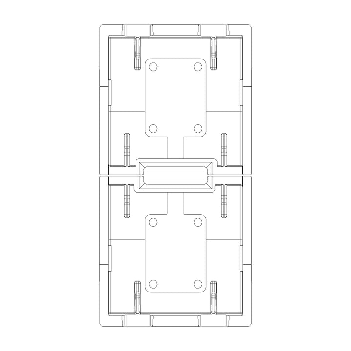 Tecla 1 módulo para dimmer smart IoT para EVO y EXÉ EIKON opción acabado Negro Mate - Blanco Mate - Metal Mate de Vimar