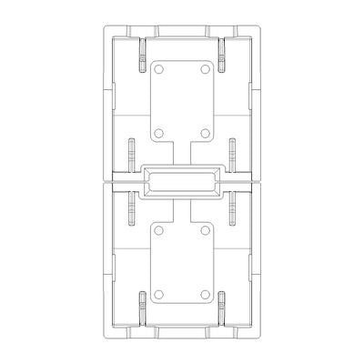 Tecla 1 módulo para dimmer smart IoT para EVO y EXÉ EIKON opción acabado Negro Mate - Blanco Mate - Metal Mate de Vimar