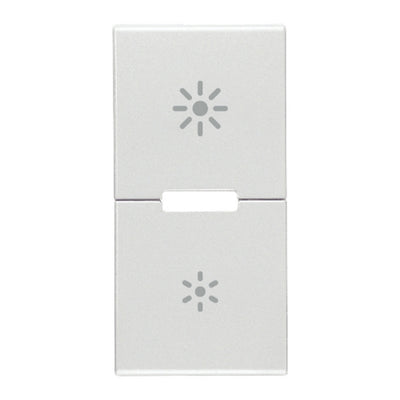 Tecla 1 módulo para dimmer smart IoT para EVO y EXÉ EIKON opción acabado Negro Mate - Blanco Mate - Metal Mate de Vimar