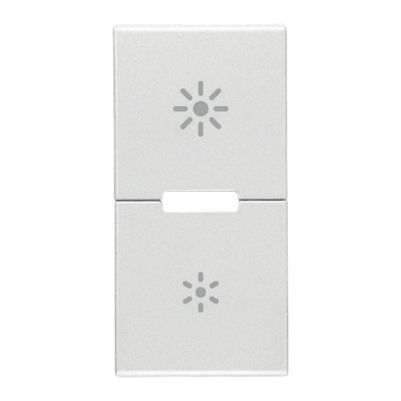 Tecla 1 módulo para dimmer smart IoT para EVO y EXÉ EIKON opción acabado Negro Mate - Blanco Mate - Metal Mate de Vimar