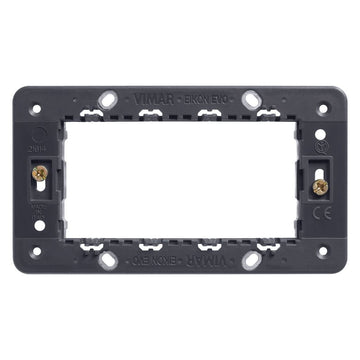 Soporte 4 módulos para placa Eikon Evo y Exé, incluye tornillos de Vimar