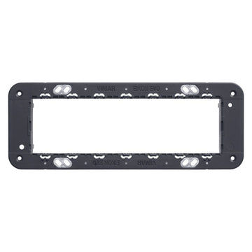 Soporte 7 módulos para placa Eikon Evo y Exé, incluye tornillos de Vimar