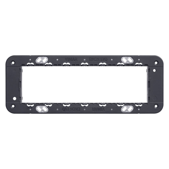 Soporte 7 módulos para placa Eikon Evo y Exé, incluye tornillos de Vimar
