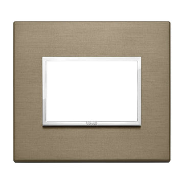 Placa Bronce Oscuro - Primari (Aluminio Anodizado) - línea EVO EIKON de Vimar