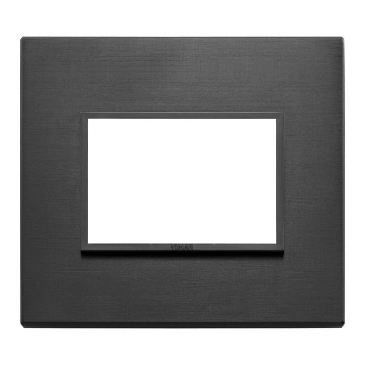 Placa Negro Total - Essenziali (Aluminio y Cristales Totales) - línea EVO EIKON de Vimar