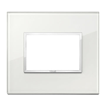 Placas Blanco Diamante - Luminosi (Cristal Biselado) - línea EVO EIKON de Vimar