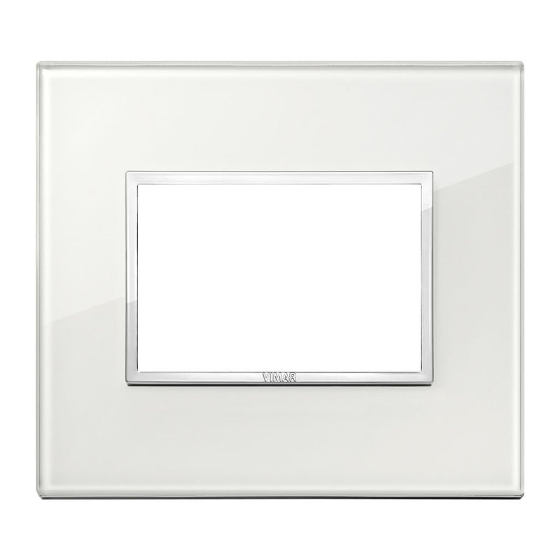 Placas Blanco Diamante - Luminosi (Cristal Biselado) - línea EVO EIKON de Vimar