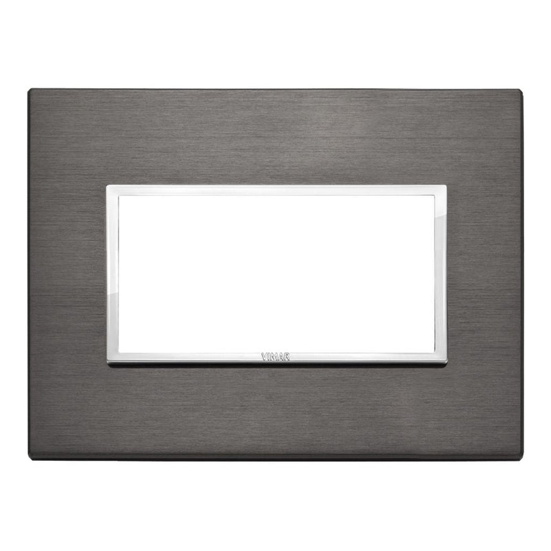 Placa Gris Lava - Primari (Aluminio Anodizado) - línea EVO EIKON de Vimar