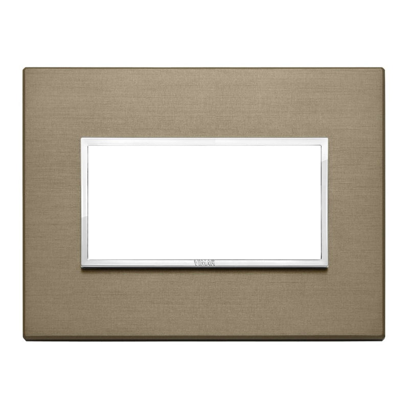 Placa Bronce Oscuro - Primari (Aluminio Anodizado) - línea EVO EIKON de Vimar