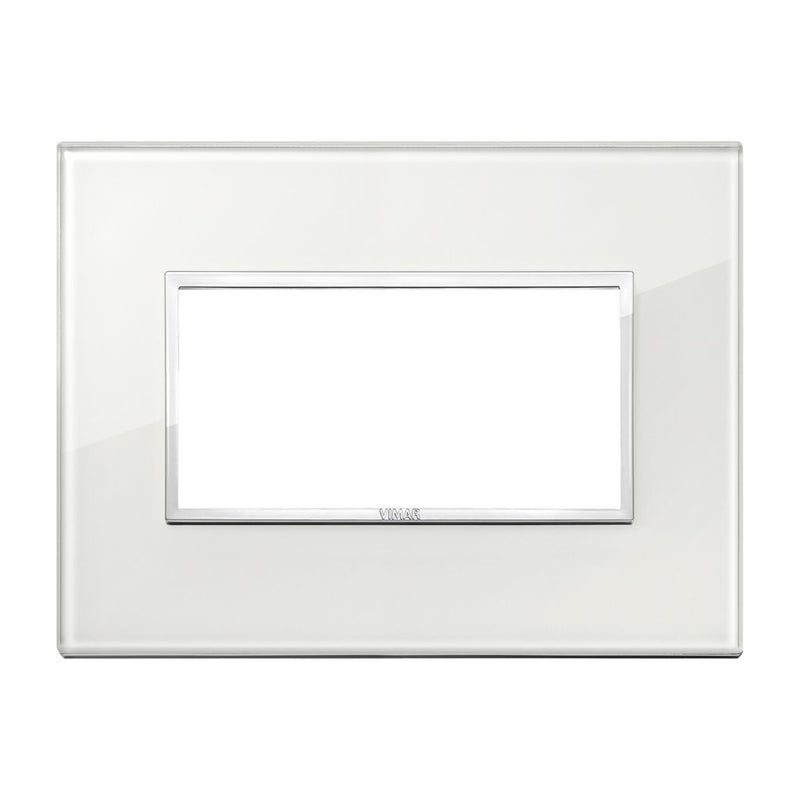 Placas Blanco Diamante - Luminosi (Cristal Biselado) - línea EVO EIKON de Vimar