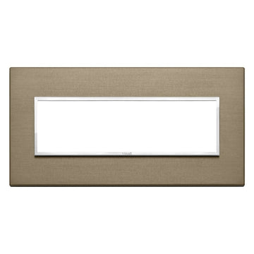 Placa Bronce Oscuro - Primari (Aluminio Anodizado) - línea EVO EIKON de Vimar