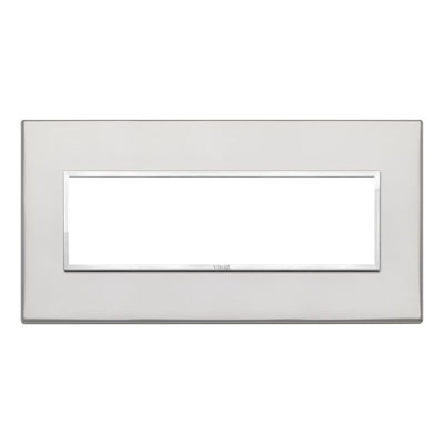 Placa Aluminio Plata - Esclusivi (Aluminio Refinado) - línea EVO EIKON de Vimar