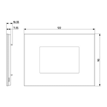 Placa Blanco Calacatta - Gres Efecto Mármol - línea EXÉ EIKON de Vimar