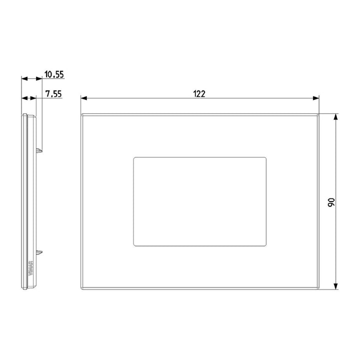 Placa Blanco Calacatta - Gres Efecto Mármol - línea EXÉ EIKON de Vimar