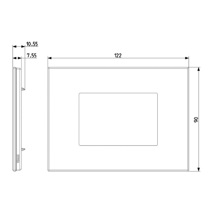 Placa Negro Marquina - Gres Efecto Mármol - línea EXÉ EIKON de Vimar
