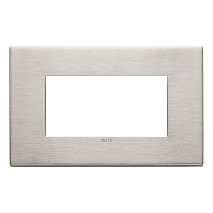 Placa Níquel Cepillado - Metales Cepillados - línea EXÉ EIKON de Vimar