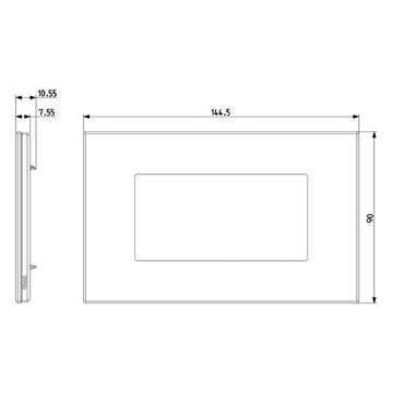 Placa Negro Marquina - Gres Efecto Mármol - línea EXÉ EIKON de Vimar