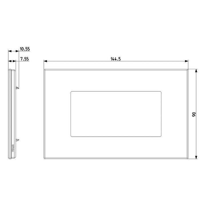 Placa Negro Marquina - Gres Efecto Mármol - línea EXÉ EIKON de Vimar