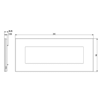 Placa Negro Marquina - Gres Efecto Mármol - línea EXÉ EIKON de Vimar