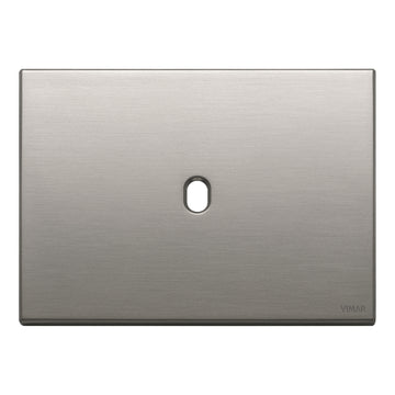 Placa Vintage Níquel Cepillado para uno / dos / tres / cuatro apagadores de Vimar