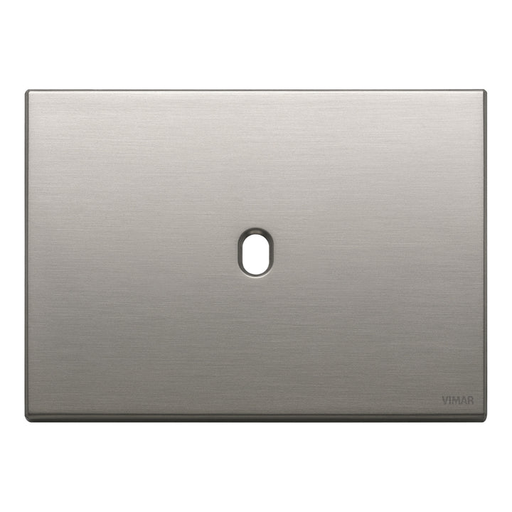 Placa Vintage Níquel Cepillado para uno / dos / tres / cuatro apagadores de Vimar