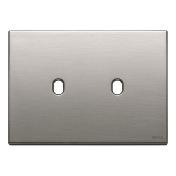 Placa Vintage Níquel Cepillado para uno / dos / tres / cuatro apagadores de Vimar
