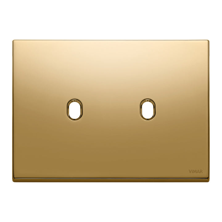 Placa Vintage Oro para uno / dos / tres / cuatro apagadores de Vimar