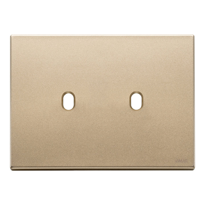 Placa Vintage Oro Satinado para uno / dos / tres / cuatro apagadores de Vimar