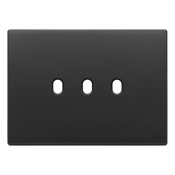 Placa Vintage Gris Antracita para uno / dos / tres / cuatro apagadores de Vimar