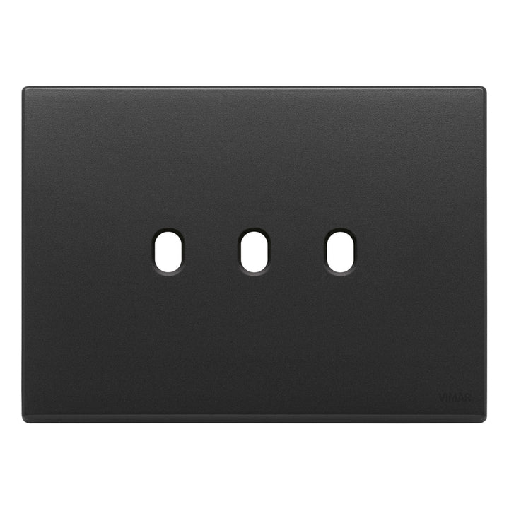 Placa Vintage Gris Antracita para uno / dos / tres / cuatro apagadores de Vimar