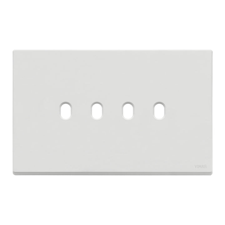 Placa Vintage Blanco Mate para uno / dos / tres / cuatro apagadores de Vimar