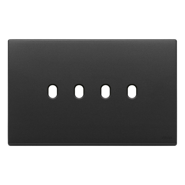 Placa Vintage Gris Antracita para uno / dos / tres / cuatro apagadores de Vimar