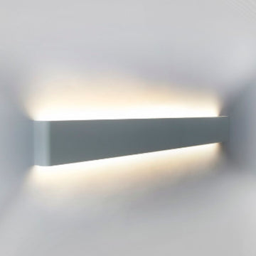 Luminario sobreponer muro LONGO 30W luz directa indirecta cálida (3000K) - 83cm- acabado blanco de AURO Lighting