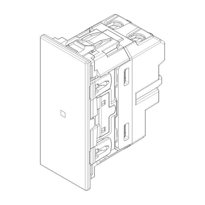 Interruptor axial 1P 10AX acabado Blanco - Cáñamo - Negro para LINEA de Vimar