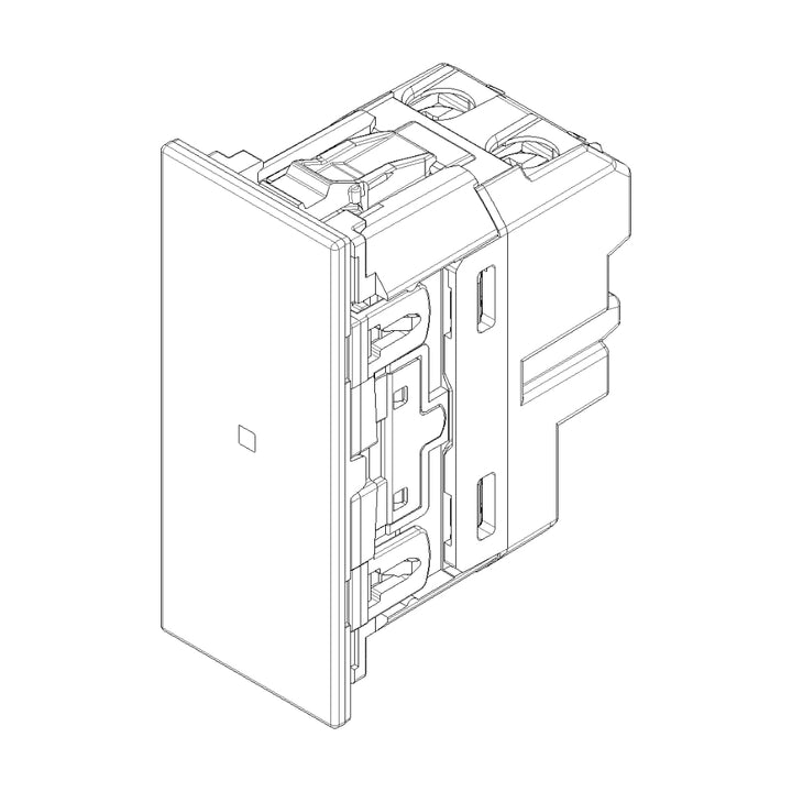 Conmutador (escalera) axial 1P 10AX acabado Blanco - Cáñamo - Negro para LINEA de Vimar
