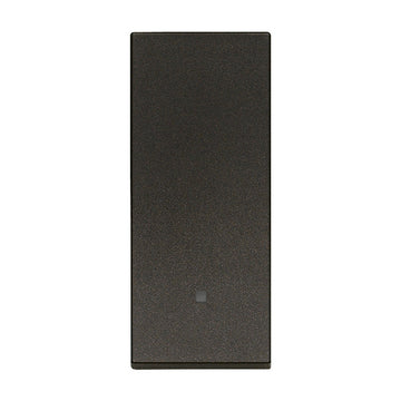 Pulsador 1P NO alineado 1P 10AX acabado Blanco - Cáñamo - Negro para LINEA de Vimar