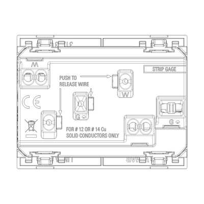 Contacto Dúplex 2P+T 15A 127V acabado Blanco - Cáñamo - Negro para LINEA de Vimar