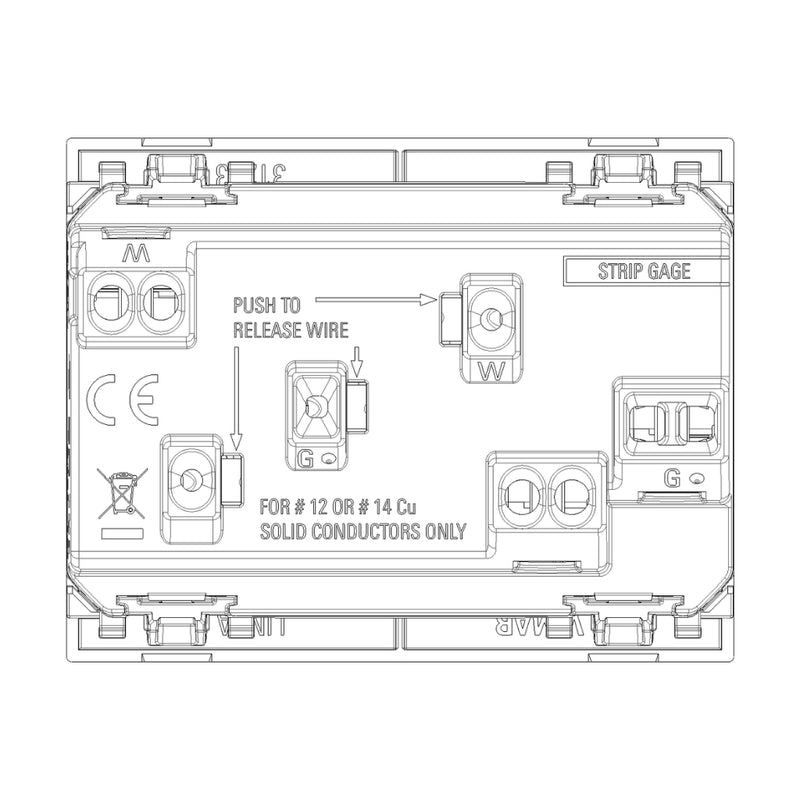 Contacto Dúplex 2P+T 15A 127V acabado Blanco - Cáñamo - Negro para LINEA de Vimar