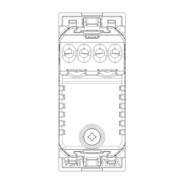 Timbre / Zumbador 120V acabado Blanco - Cáñamo - Negro para LINEA de Vimar
