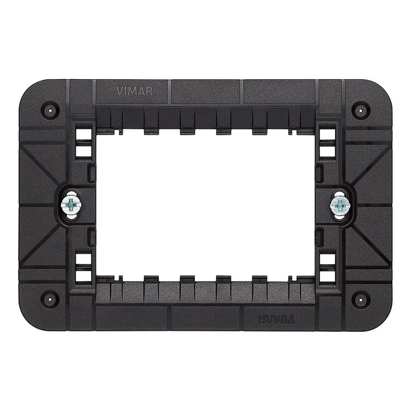 Soporte 3 módulos para placa LINEA, incluye tornillos de Vimar