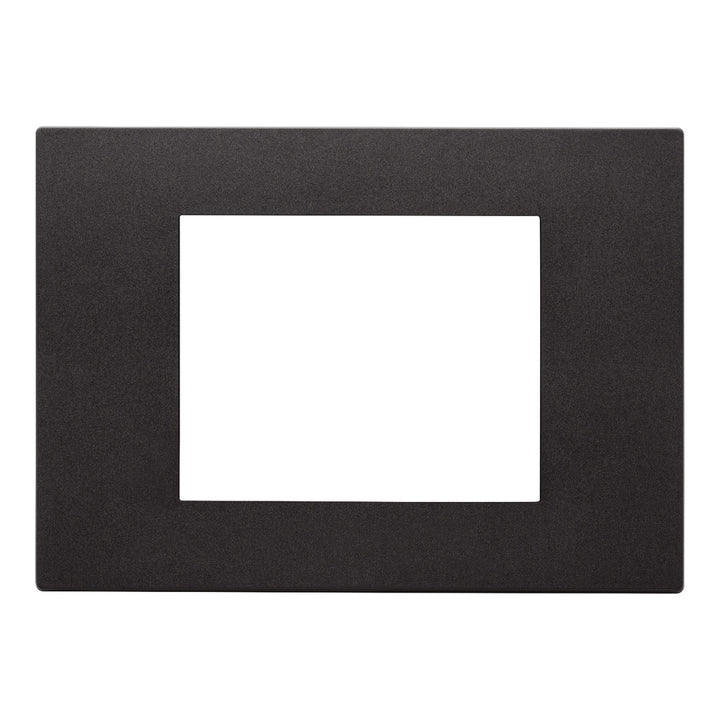 Placa Negro Total look (Tecno polímero Satinado) serie LINEA de Vimar