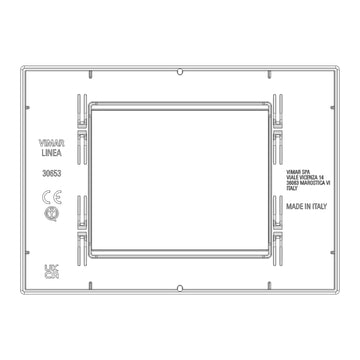 Placa Arcilla (Tecno polímero Satinado) serie LINEA de Vimar