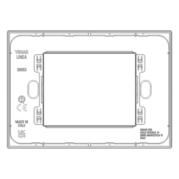 Placa Blanco (Tecno Reflex) serie LINEA de Vimar